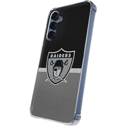 NFL Las Vegas Raiders Vintage Galaxy A35 5G Clear Case